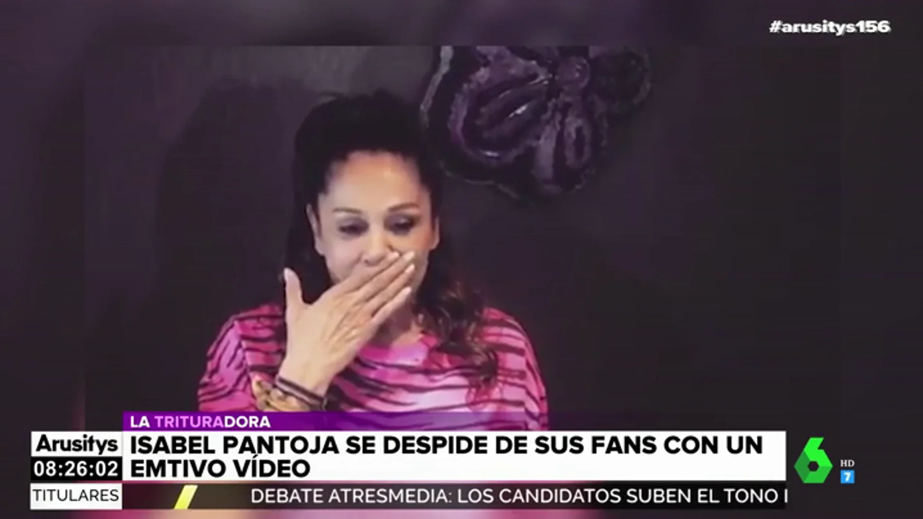 El emotivo vídeo de Isabel Pantoja con el que se despide de sus fans al borde del llanto