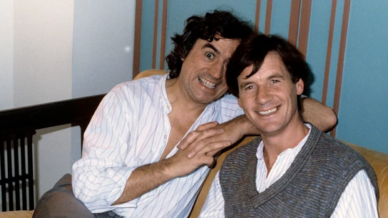 Terry Jones (izda.) y Michael Palin de Monty Python Terry Jones (izda.) y Michael Palin de Monty Python
