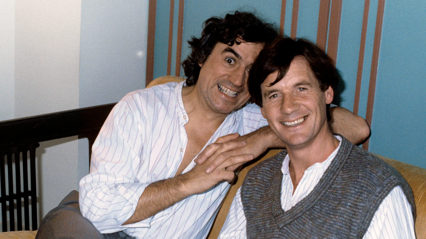 Terry Jones (izda.) y Michael Palin de Monty Python Terry Jones (izda.) y Michael Palin de Monty Python