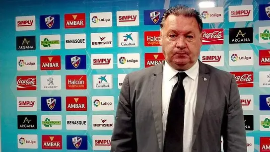 El presidente del Huesca, Agustín Lasaosa. El presidente del Huesca, Agustín Lasaosa.