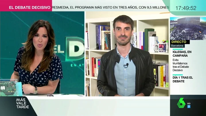 Pablo Simón: "Unidas Podemos se muestra como un perro guardián del PSOE para que no pacte con Ciudadanos"