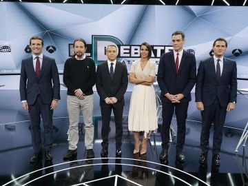 Candidatos y moderadores de 'El Debate Decisivo' Candidatos y moderadores de 'El Debate Decisivo'
