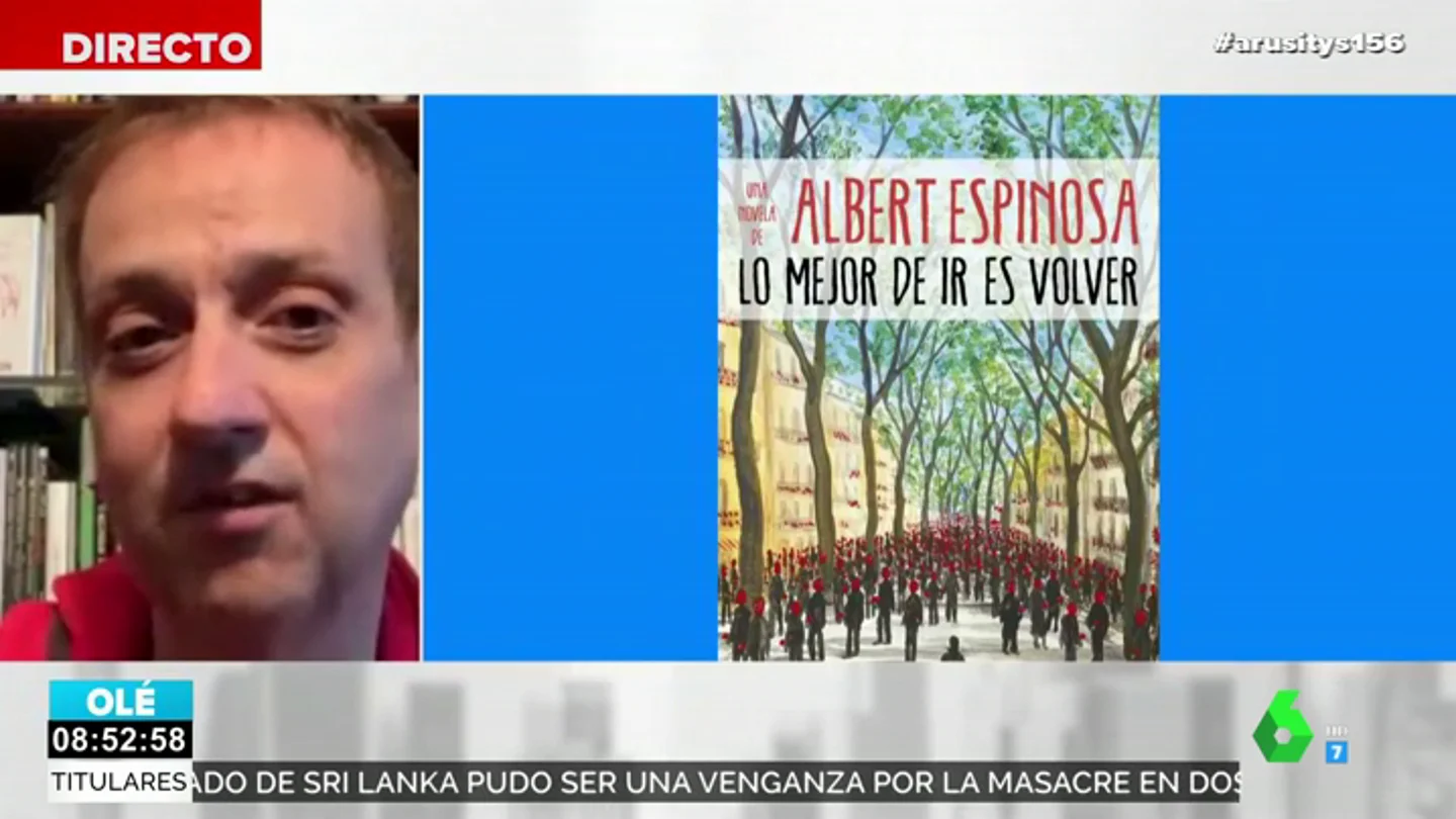 Albert Espinosa, autor de ficción más vendido de Sant Jordi con 'Lo mejor de ir es volver' Albert Espinosa, autor de ficción más vendido de Sant Jordi con 'Lo mejor de ir es volver'