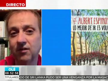 Albert Espinosa, autor de ficción más vendido de Sant Jordi con 'Lo mejor de ir es volver' Albert Espinosa, autor de ficción más vendido de Sant Jordi con 'Lo mejor de ir es volver'