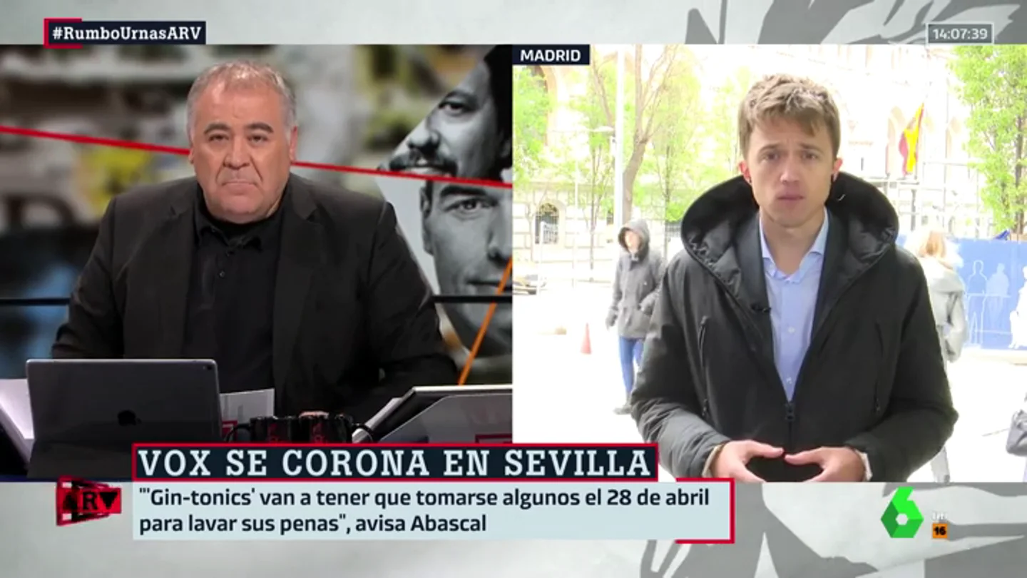 Antonio Garcia Ferreras e Íñigo Errejón Antonio Garcia Ferreras e Íñigo Errejón