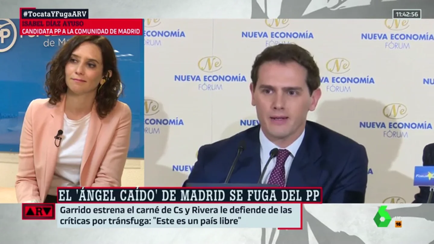 La respuesta de Díaz Ayuso a Rivera: "Juega con la palabra libertad cuando es un tema que no siempre conoce" La respuesta de Díaz Ayuso a Rivera: "Juega con la palabra libertad cuando es un tema que no siempre conoce"