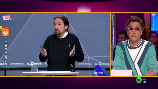El consejo de Josie a Pablo Iglesias: "Yo no renunciaría a la coleta, pero no tiene por qué llevarla tan maltrecha" El consejo de Josie a Pablo Iglesias: "Yo no renunciaría a la coleta, pero no tiene por qué llevarla tan maltrecha"