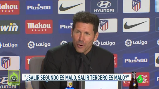 Simeone, contento de quedar segundo Simeone, contento de quedar segundo