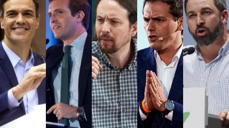 Los cinco candidatos 