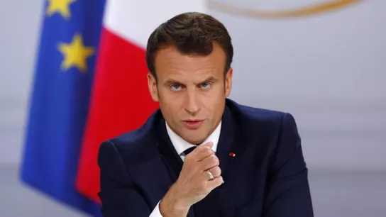 El presidente de Francia, Emmanuel Macron El presidente de Francia, Emmanuel Macron