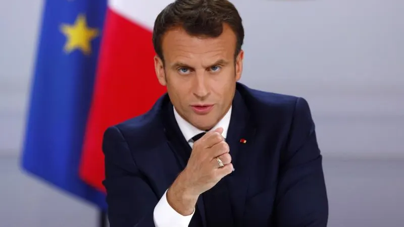 El presidente de Francia, Emmanuel Macron