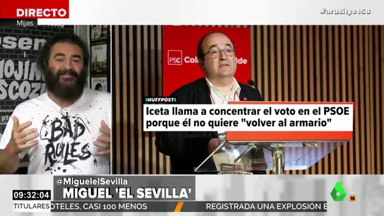 El Sevilla y Miquel Iceta El Sevilla y Miquel Iceta