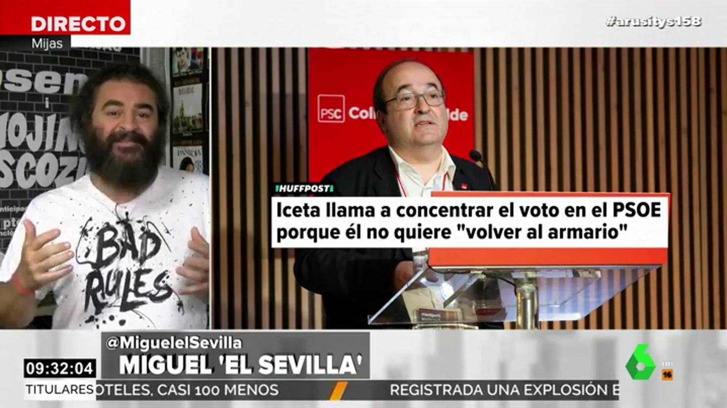 El Sevilla y Miquel Iceta El Sevilla y Miquel Iceta
