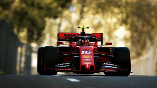 Charles Leclerc, en Bakú Charles Leclerc, en Bakú
