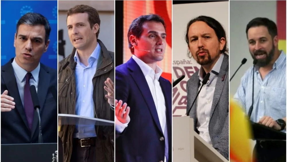 Último día de campaña: los principales candidatos eligen Madrid y Valencia para sus mítines de cierre