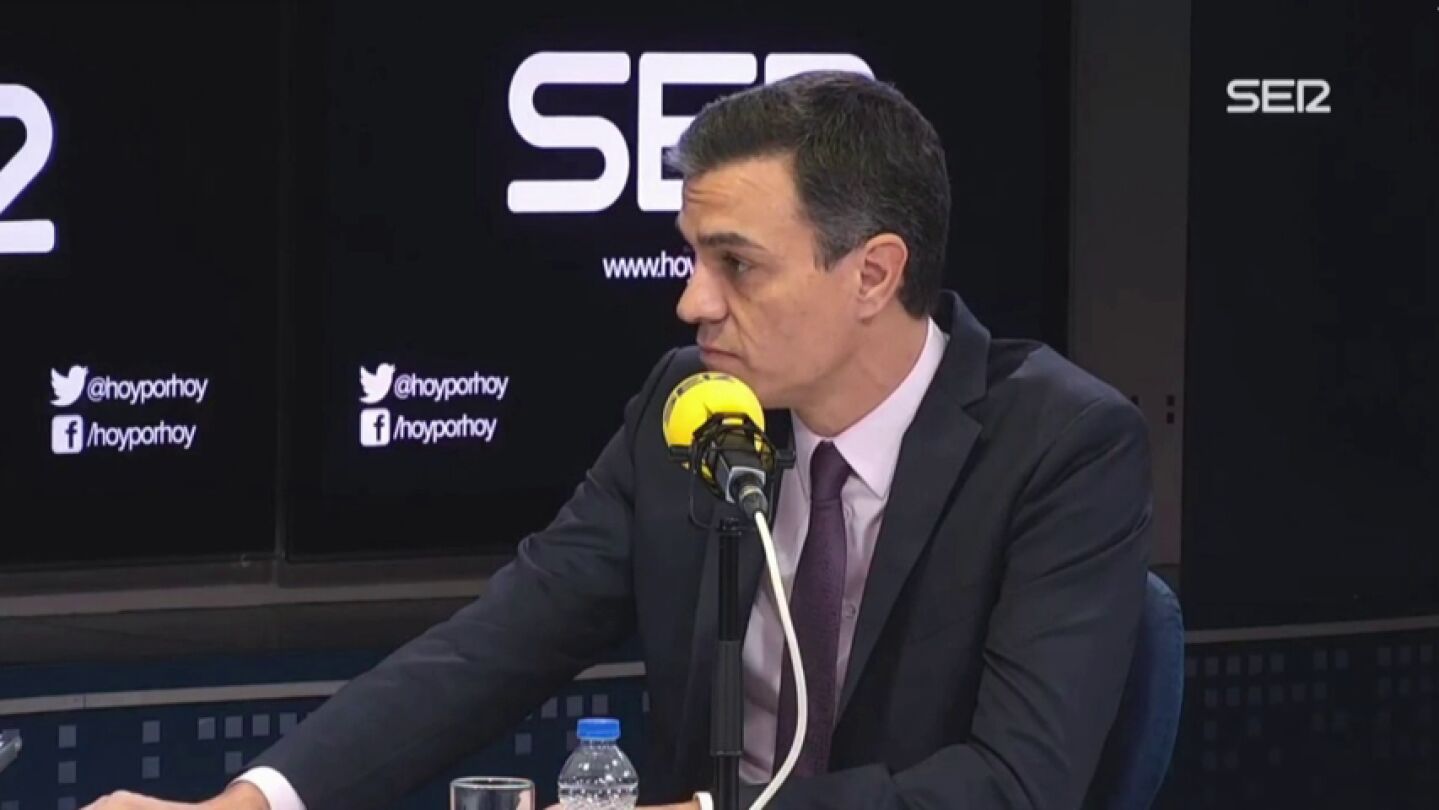 Pedro S&aacute;nchez: "No quiero que la gobernabilidad descanse en los independentistas"