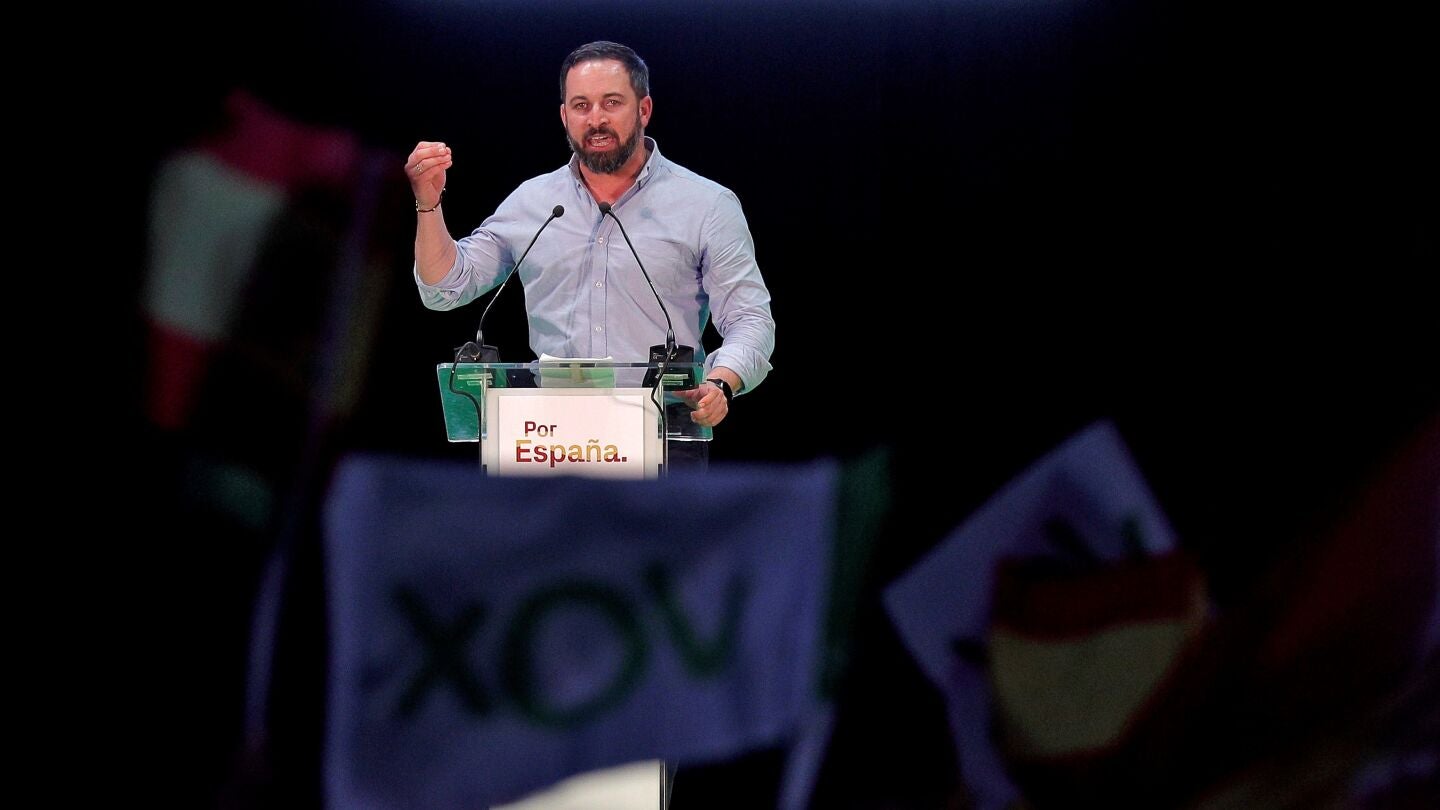 El presidente de Vox, Santiago Abascal