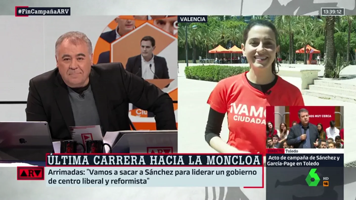 Antonio García Ferreras e Inés Arrimadas Antonio García Ferreras e Inés Arrimadas