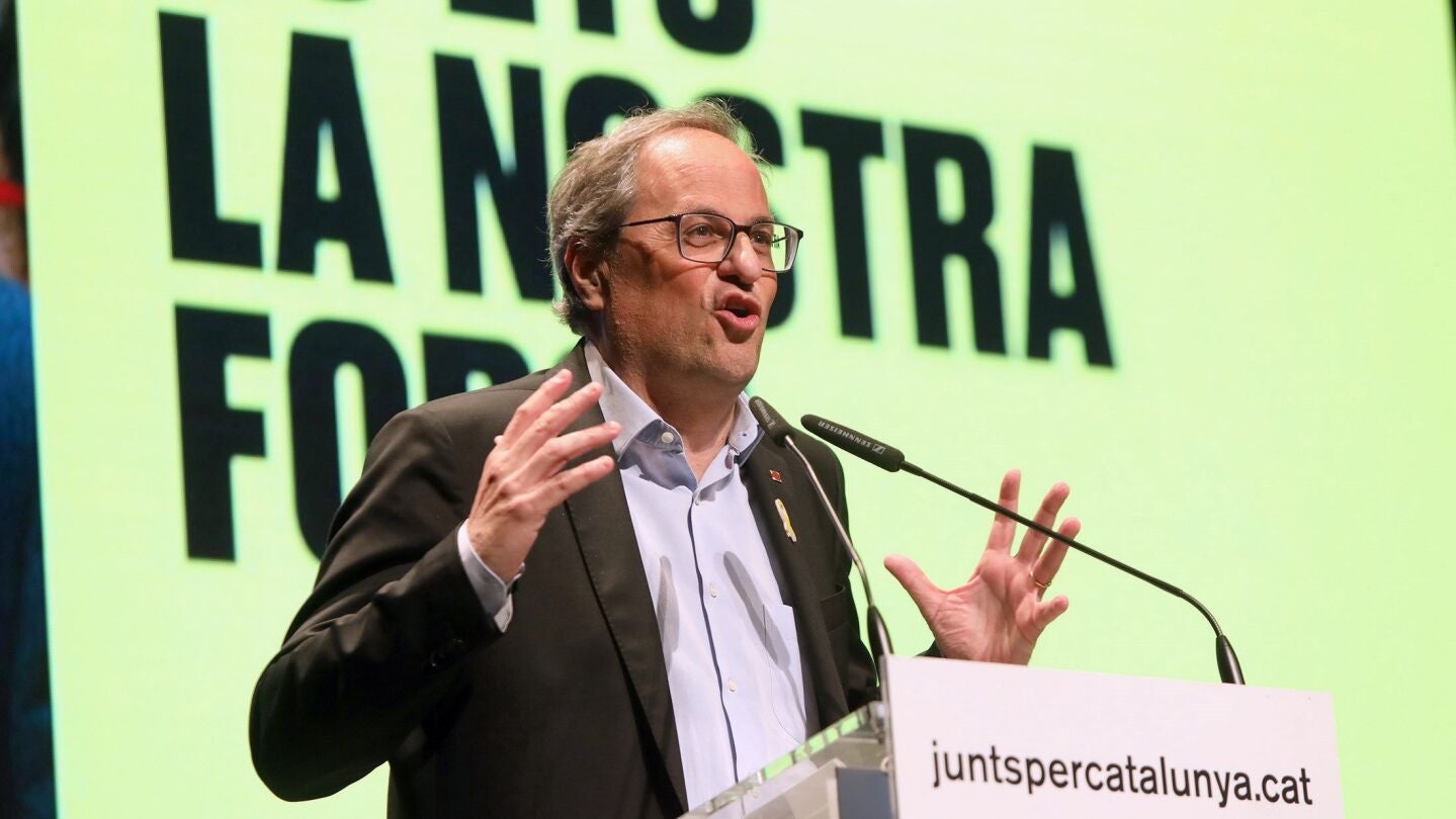 El presidente catal&aacute;n, Quim Torra
