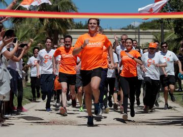 Albert Rivera participa en una carrera ciudadana Albert Rivera participa en una carrera ciudadana