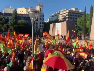 Acto de Vox en la madrileña Plaza de Colón Acto de Vox en la madrileña Plaza de Colón