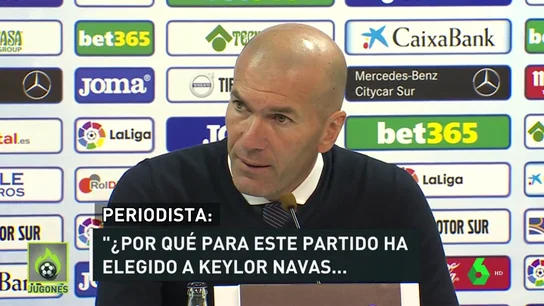 El pique de Zidane con un periodista en rueda de prensa: "Yo soy el entrenador, no tú" El pique de Zidane con un periodista en rueda de prensa: "Yo soy el entrenador, no tú"