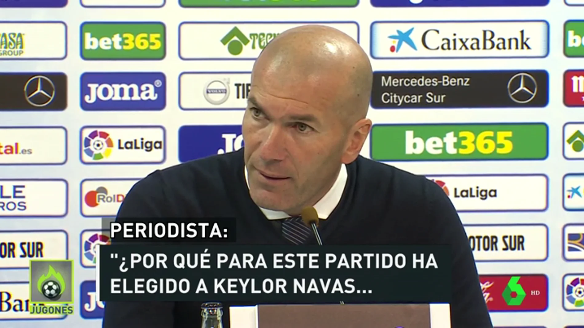El pique de Zidane con un periodista en rueda de prensa: "Yo soy el entrenador, no tú"