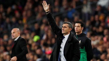 Ernesto Valverde, en el choque contra el Levante