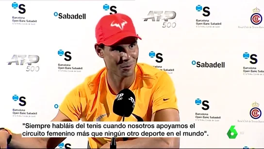 Una tenista argentina, muy crítica con Nadal por la igualdad en los premios: "A veces estaría bueno que ni opinara del tema..." Una tenista argentina, muy crítica con Nadal por la igualdad en los premios: "A veces estaría bueno que ni opinara del tema..."