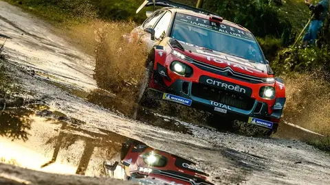 Sébastien Ogier se quedaba con la segunda plaza provisional Sébastien Ogier se quedaba con la segunda plaza provisional