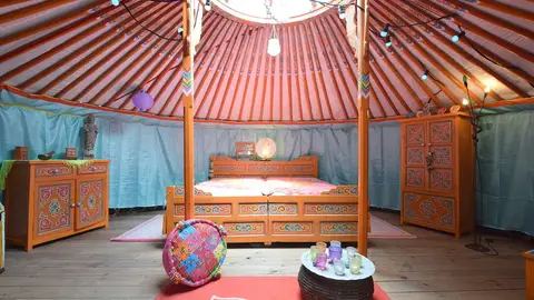 Yurta al estilo de Mongolia Yurta al estilo de Mongolia