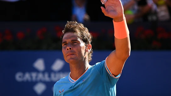 Rafa Nadal, tras un partido Rafa Nadal, tras un partido