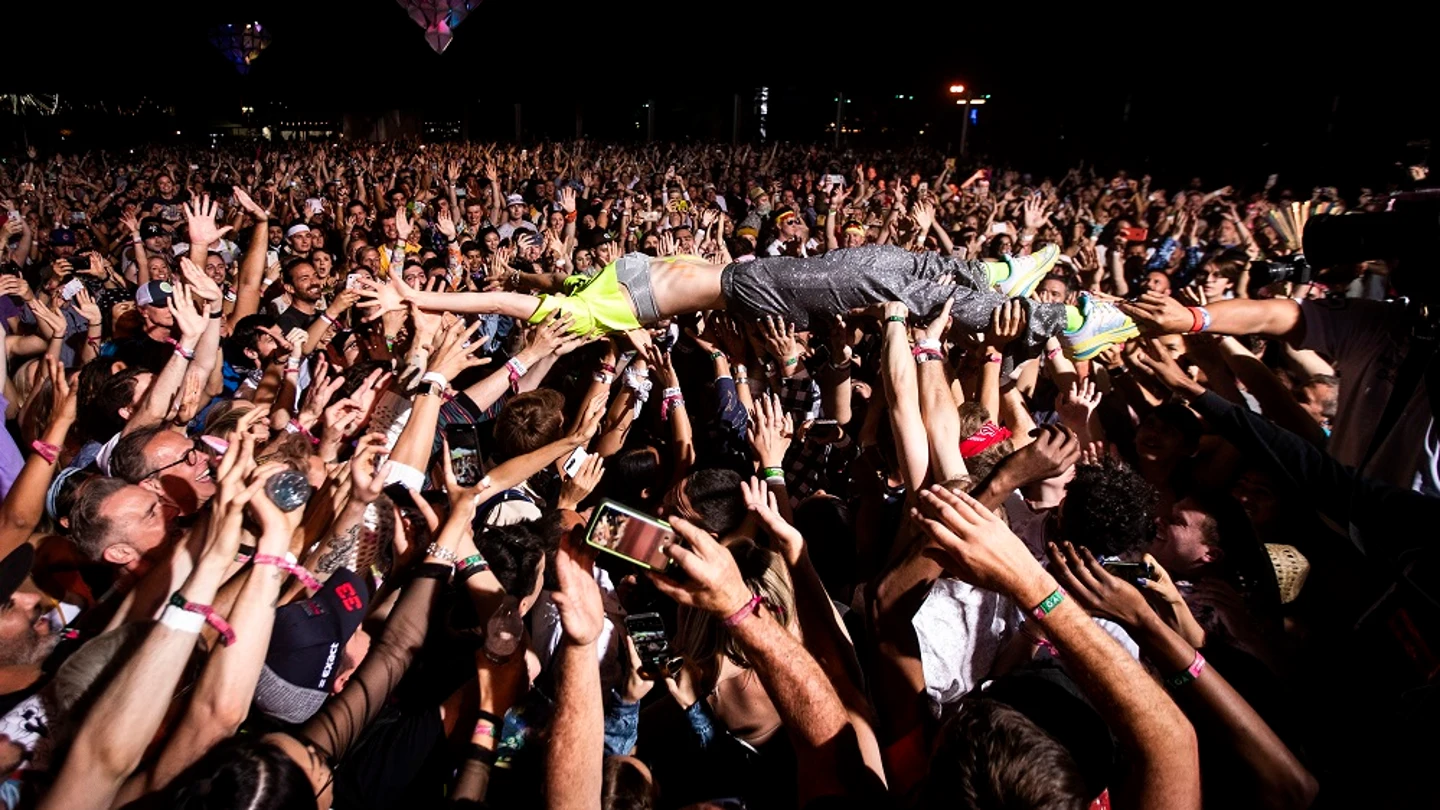 Imagen de archivo del festival de Coachella Imagen de archivo del festival de Coachella