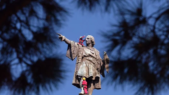 Momento de la actuación de Greenpeace Momento de la actuación de Greenpeace