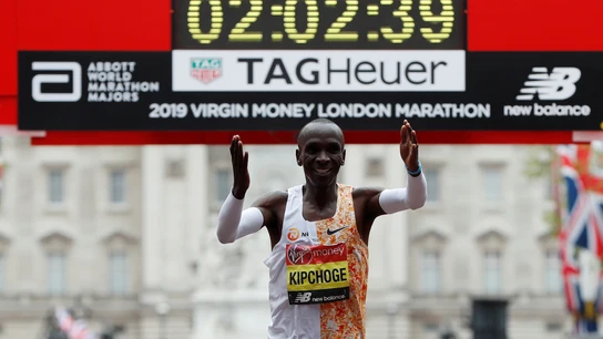 Eliud Kipchoge en Londres Eliud Kipchoge en Londres