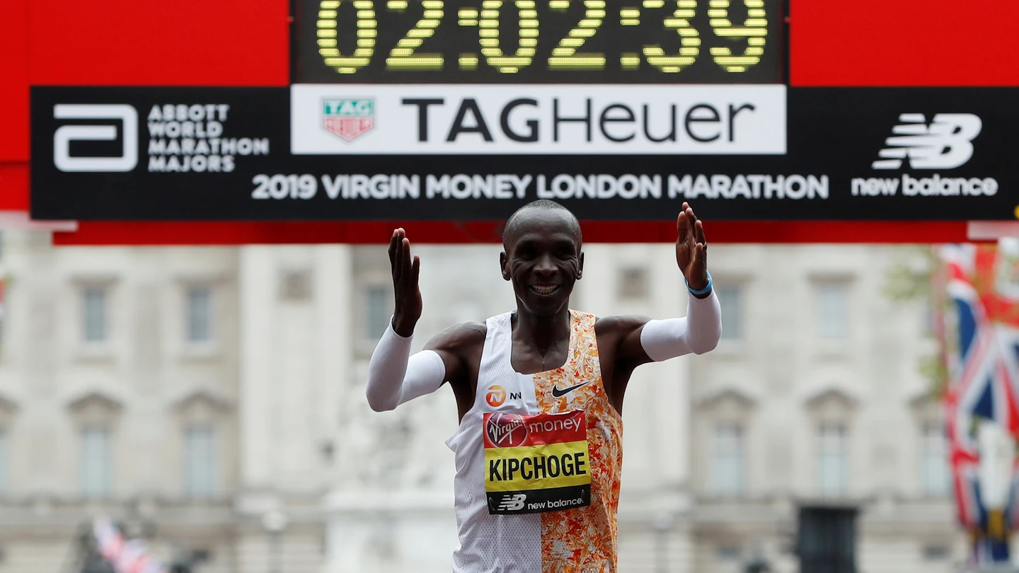 Eliud Kipchoge en Londres Eliud Kipchoge en Londres