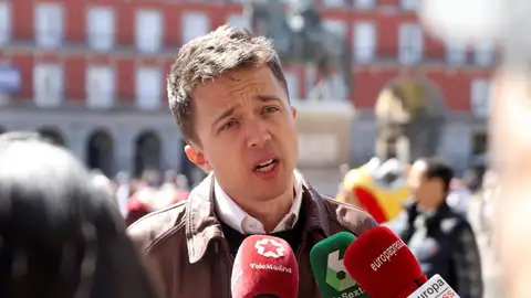 Íñigo Errejón, candidato de Más Madrid. Íñigo Errejón, candidato de Más Madrid.