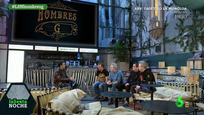 Hombres G: "Estamos en una sociedad en la que todo lo que hacemos es separar y la culpa la tienen los políticos" Hombres G: "Estamos en una sociedad en la que todo lo que hacemos es separar y la culpa la tienen los políticos"