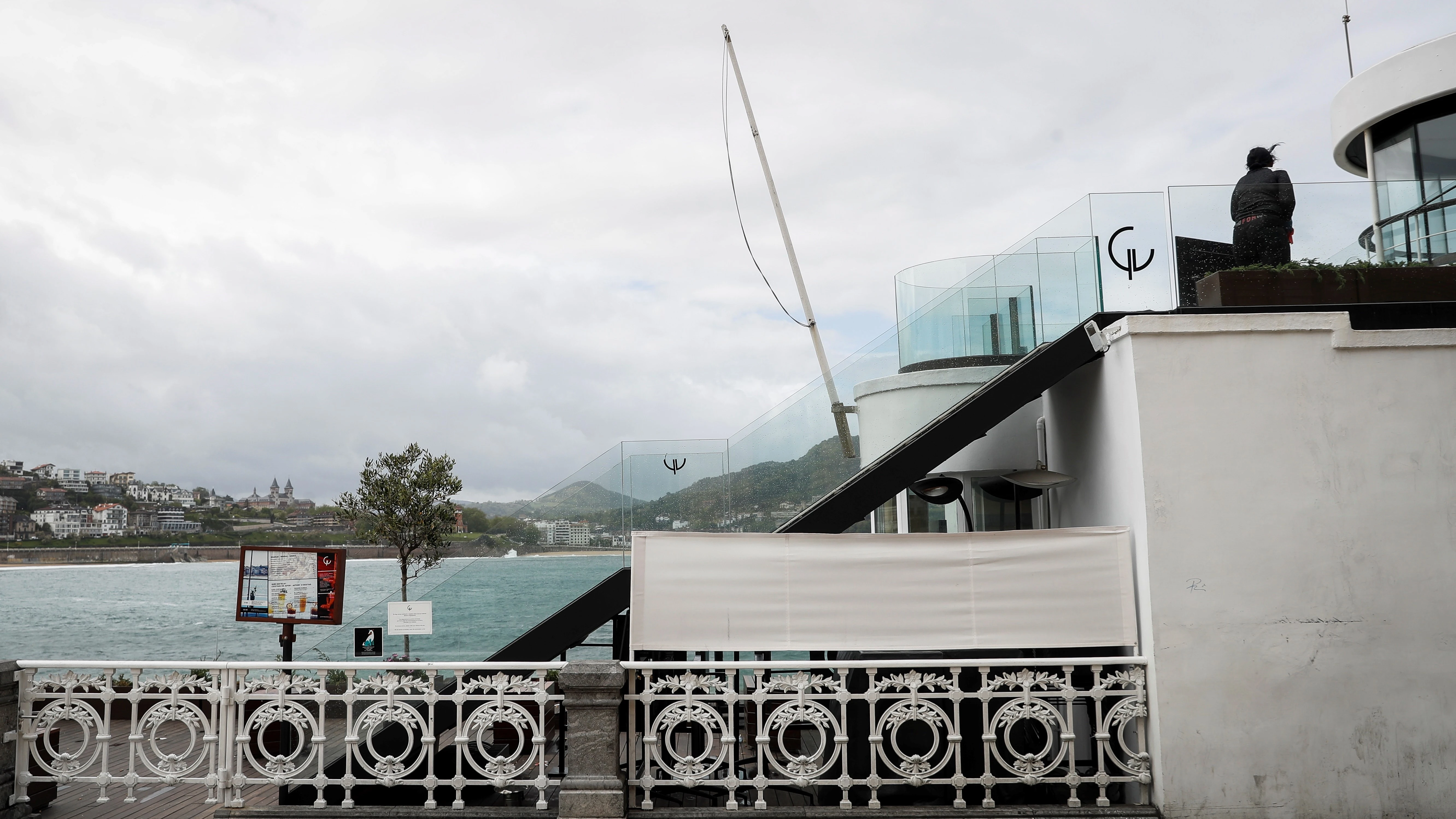 Vista del exterior de una conocida discoteca de San Sebastián donde se ha producido una pelea