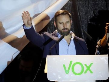 El presidente de Vox, Santiago Abascal