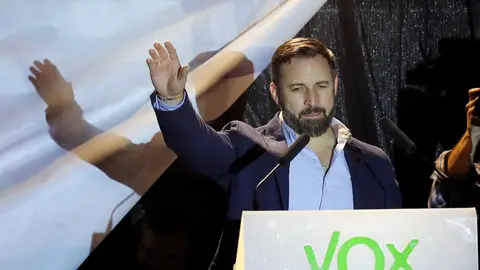 El presidente de Vox, Santiago Abascal El presidente de Vox, Santiago Abascal
