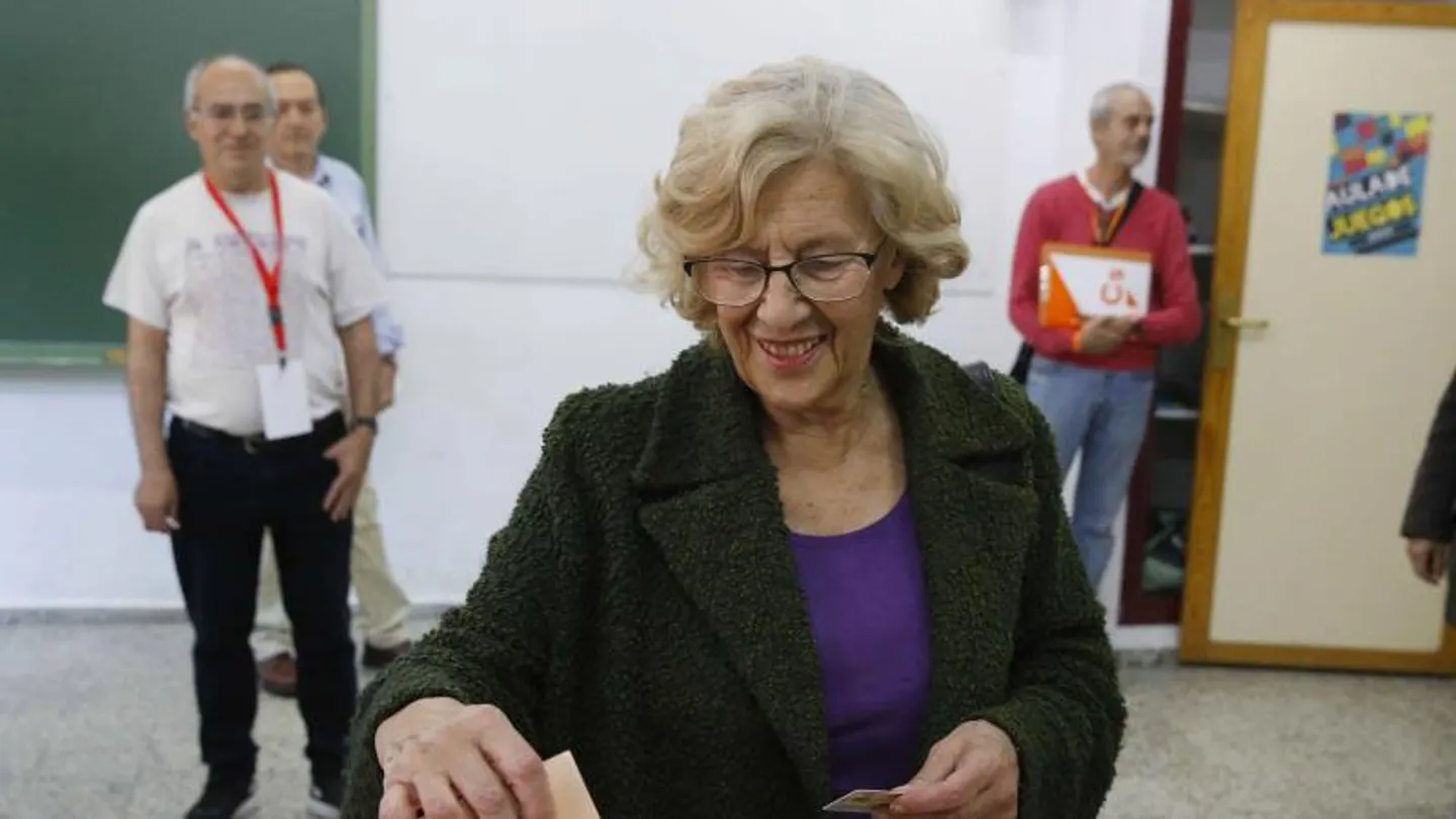 La alcaldesa de Madrid, Manuela Carmena. La alcaldesa de Madrid, Manuela Carmena.