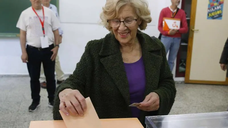 La alcaldesa de Madrid, Manuela Carmena.