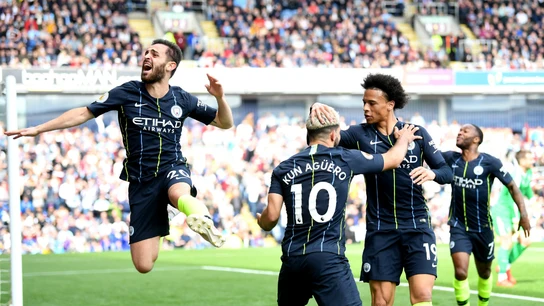 Agüero celebra un gol con el City Agüero celebra un gol con el City