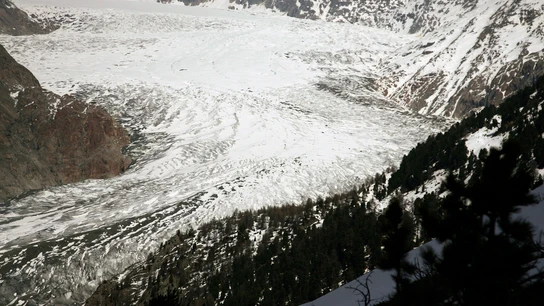 El glaciar Aletsch El glaciar Aletsch
