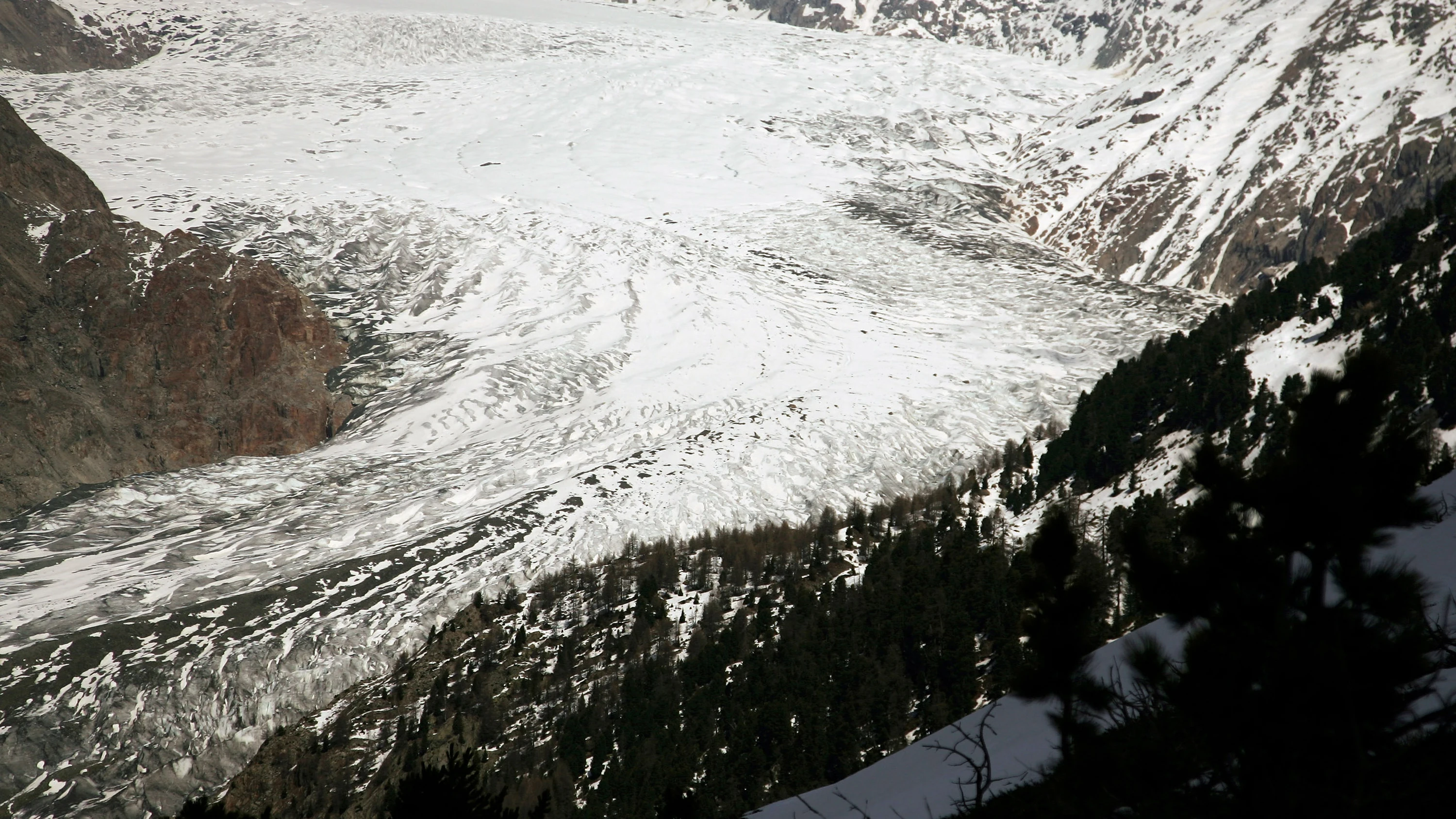 El glaciar Aletsch