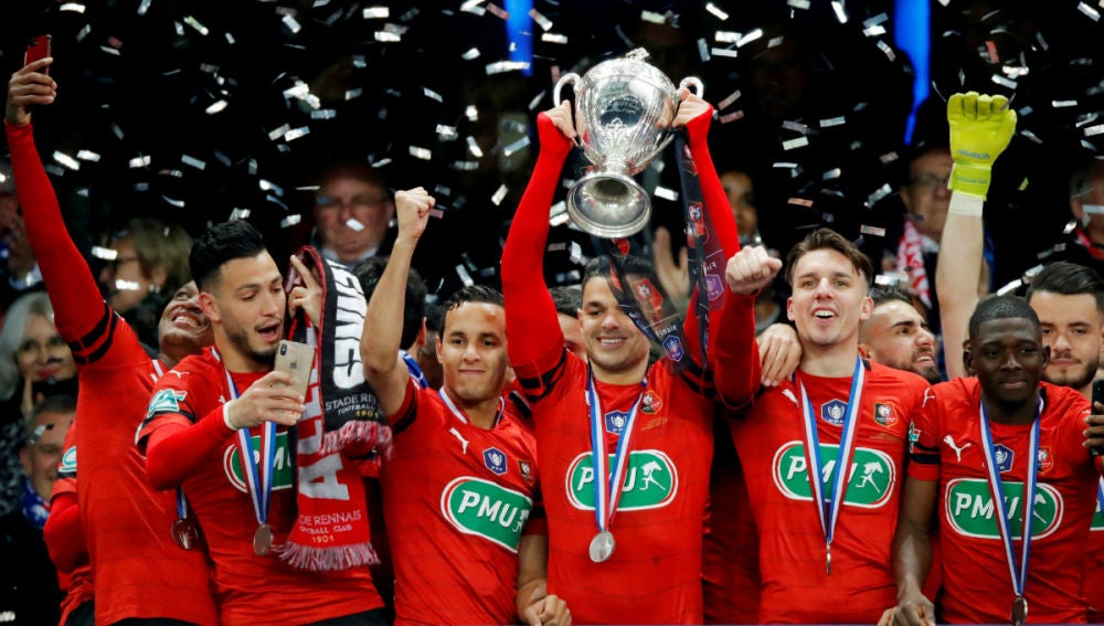 El Rennes levanta la Copa de Francia