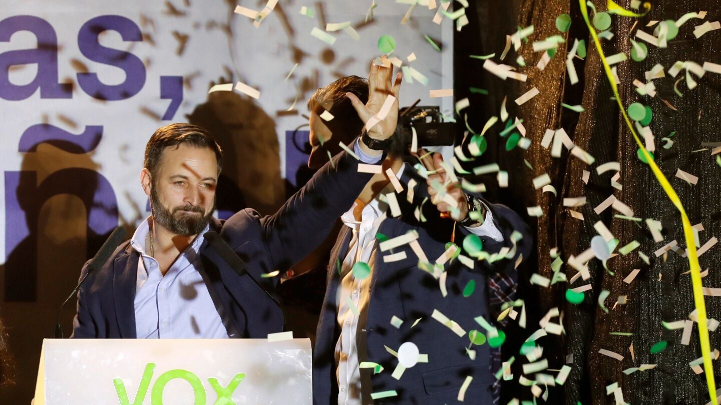 El presidente de Vox, Santiago Abascal