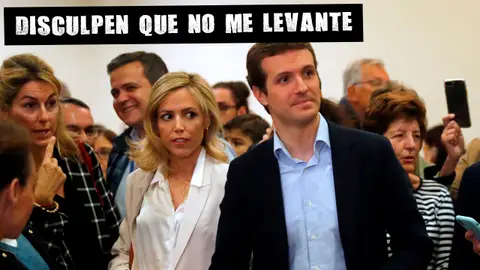 Pablo Casado en su colegio electoral Pablo Casado en su colegio electoral