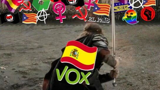 La imagen con la que Vox llam&oacute; al voto en redes